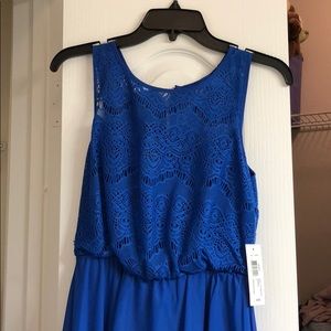 Blue dress